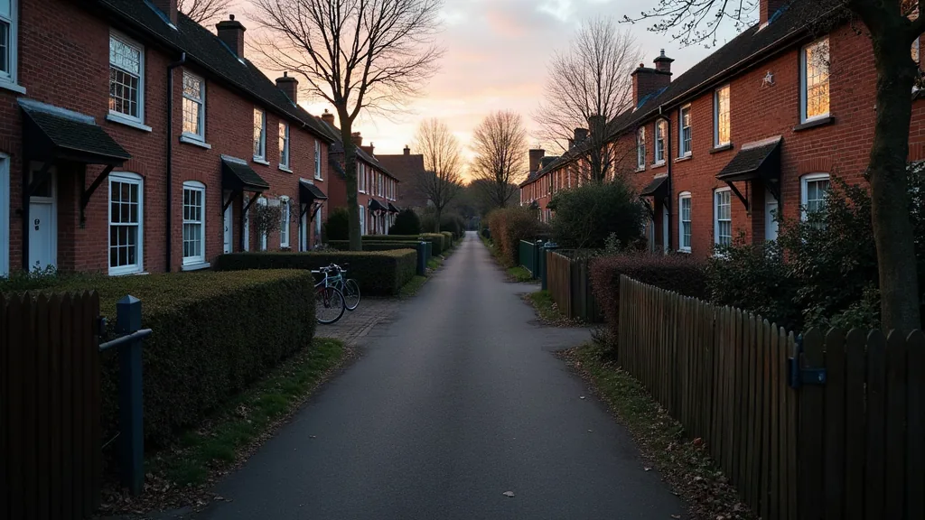 Montreuil : quels quartiers éviter vraiment avant d'acheter ou de louer ? Rue résidentielle calme avec jardins au crépuscule à Montreuil