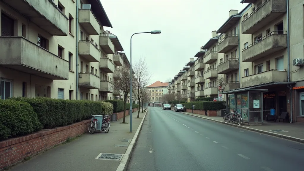 Quartiers à éviter à Salon-de-Provence : ce que révèlent vraiment les chiffres Rue résidentielle typique d'un quartier urbain sous un ciel couvert